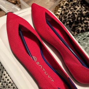 Rothy’s- Hot Pink pointed flats